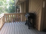 Large deck with BBQ